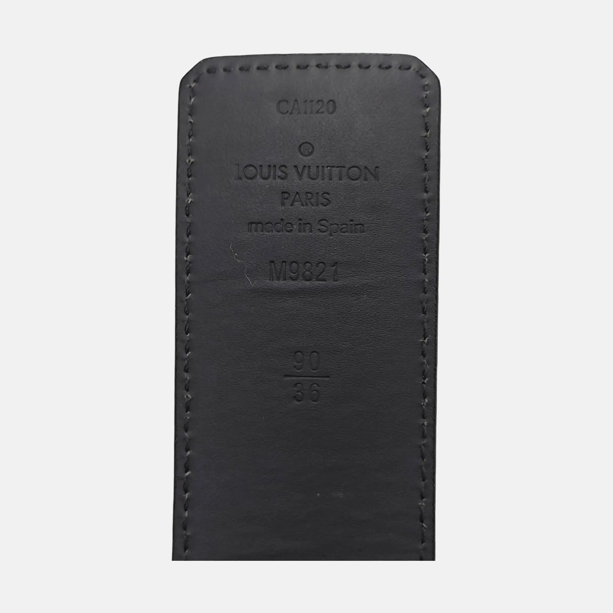 Coated Canvas Belt Brown