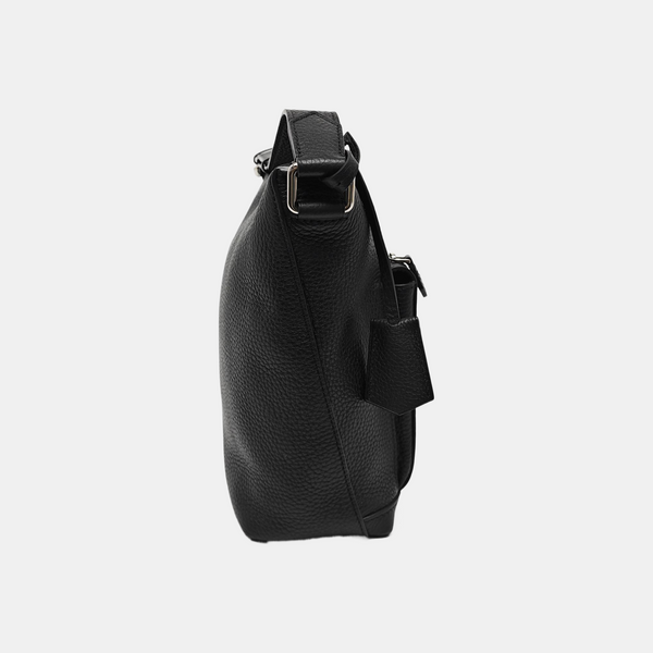 MESSENGER Calfskin Black