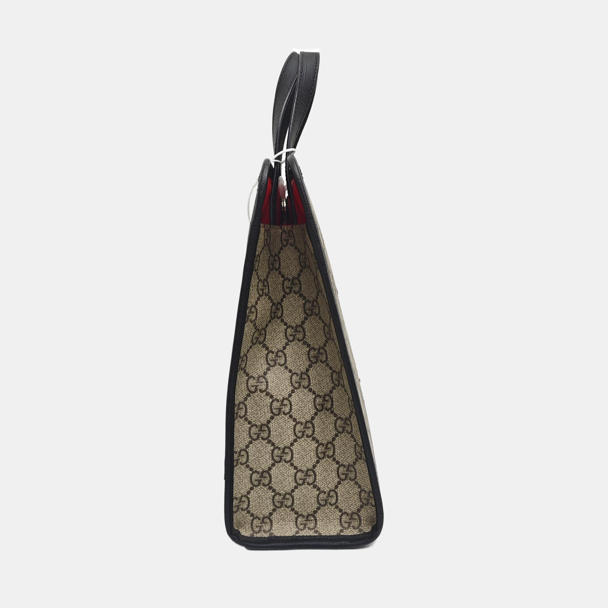 Monogram Coated Canvas Top Handle Bag Beige