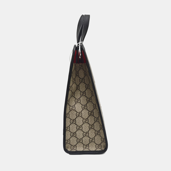 Monogram Coated Canvas Top Handle Bag Beige