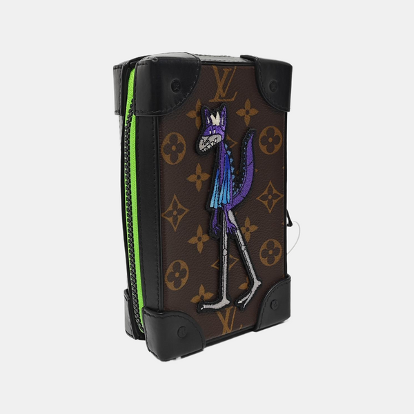 SOFT TRUNK Monogram Coated Canvas Brown