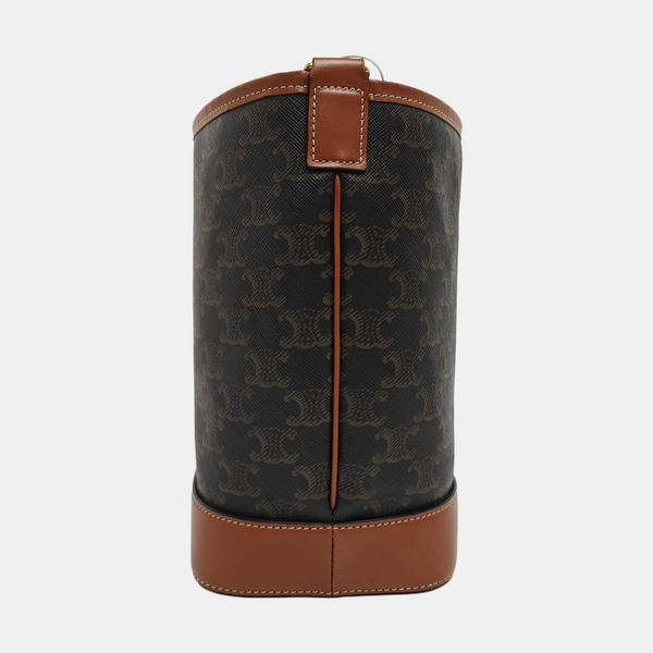 TRIOMPHE CANVAS Small Coated Canvas Brown