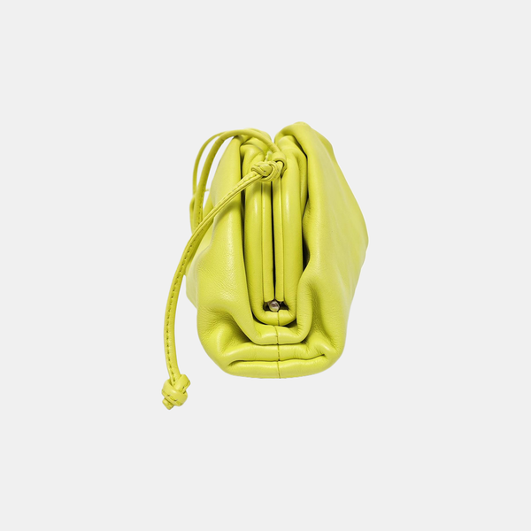 Authenticated pre-owned  The Pouch Mini Calfskin Green - Shoulder Bag at Looply
