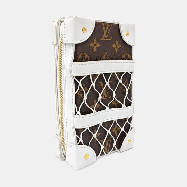 SOFT TRUNK Monogram Coated Canvas Brown