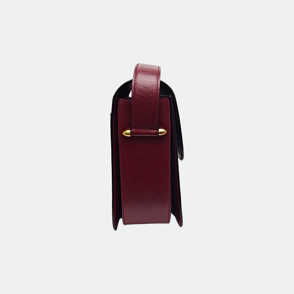 Calfskin Shoulder Bag Red