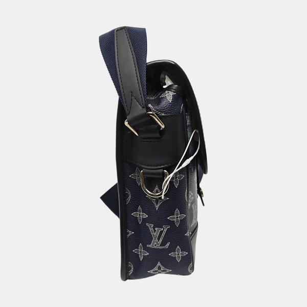 CHAPMAN SAVANE BB Monogram Coated Canvas Blue