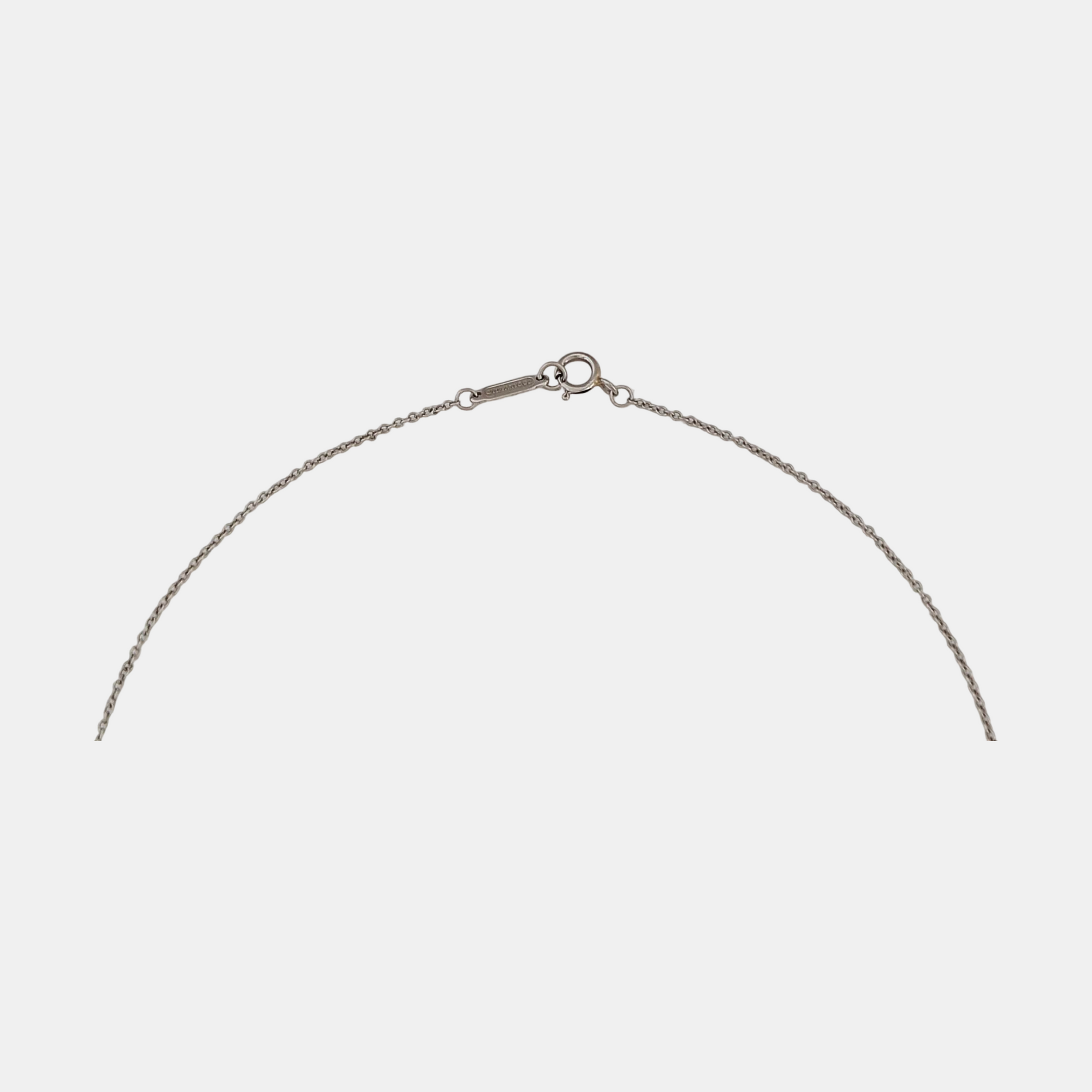 Elsa Peretti Platinum 950 Silver Necklace