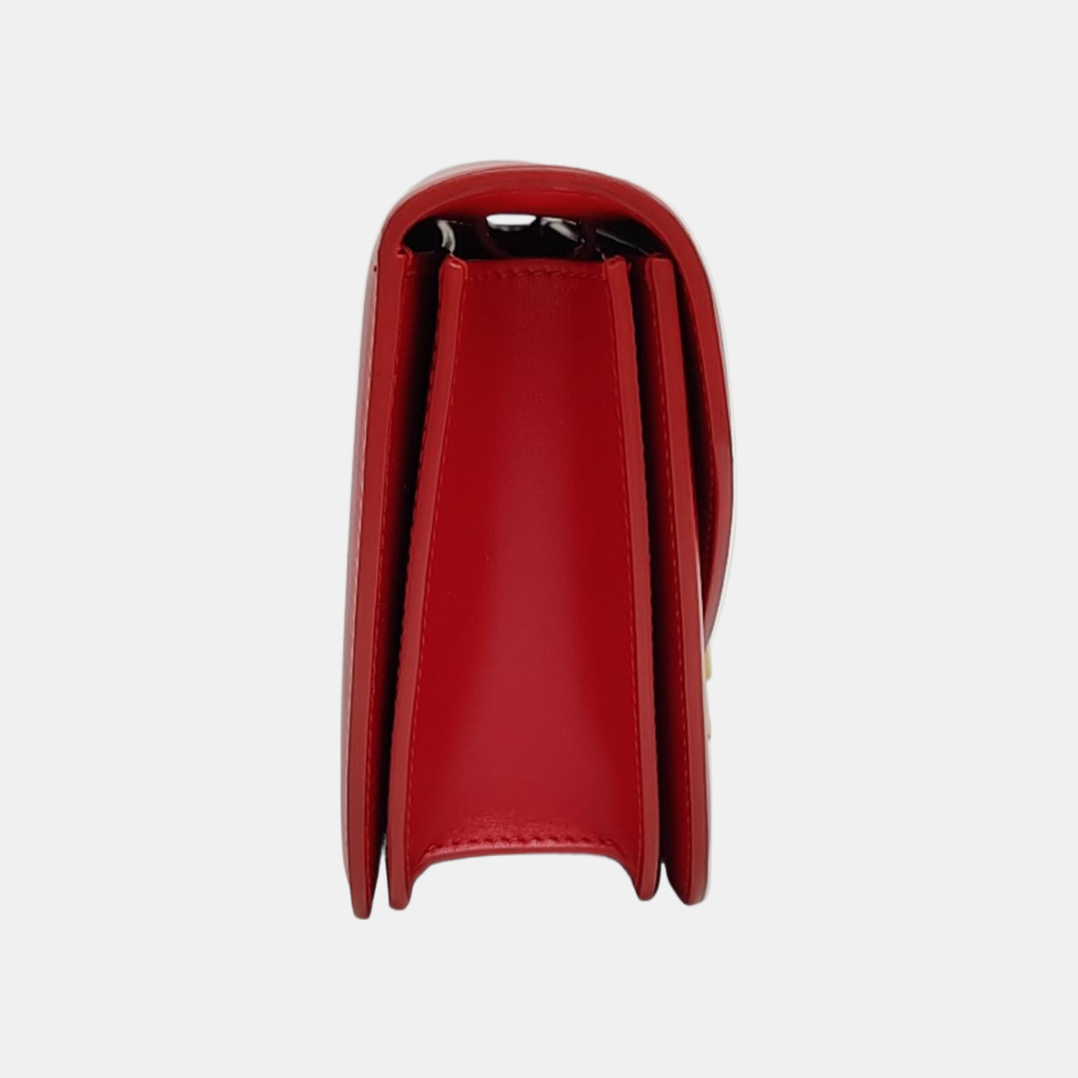 Gancio Small Calfskin Red
