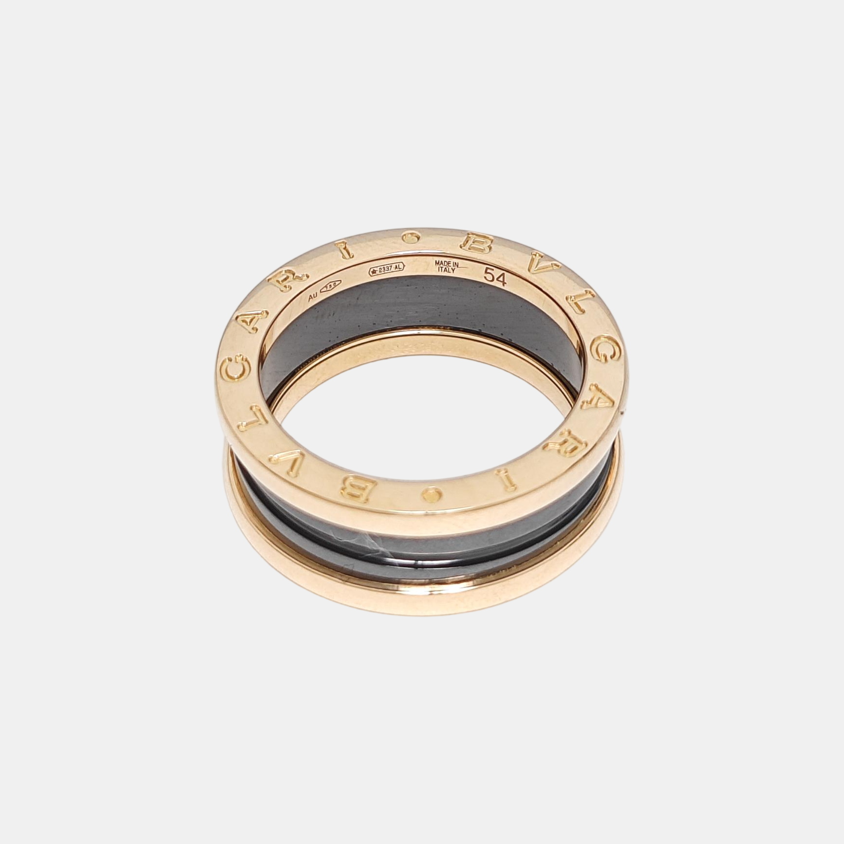 B.ZERO1 18k Rose Gold Ring EU 54