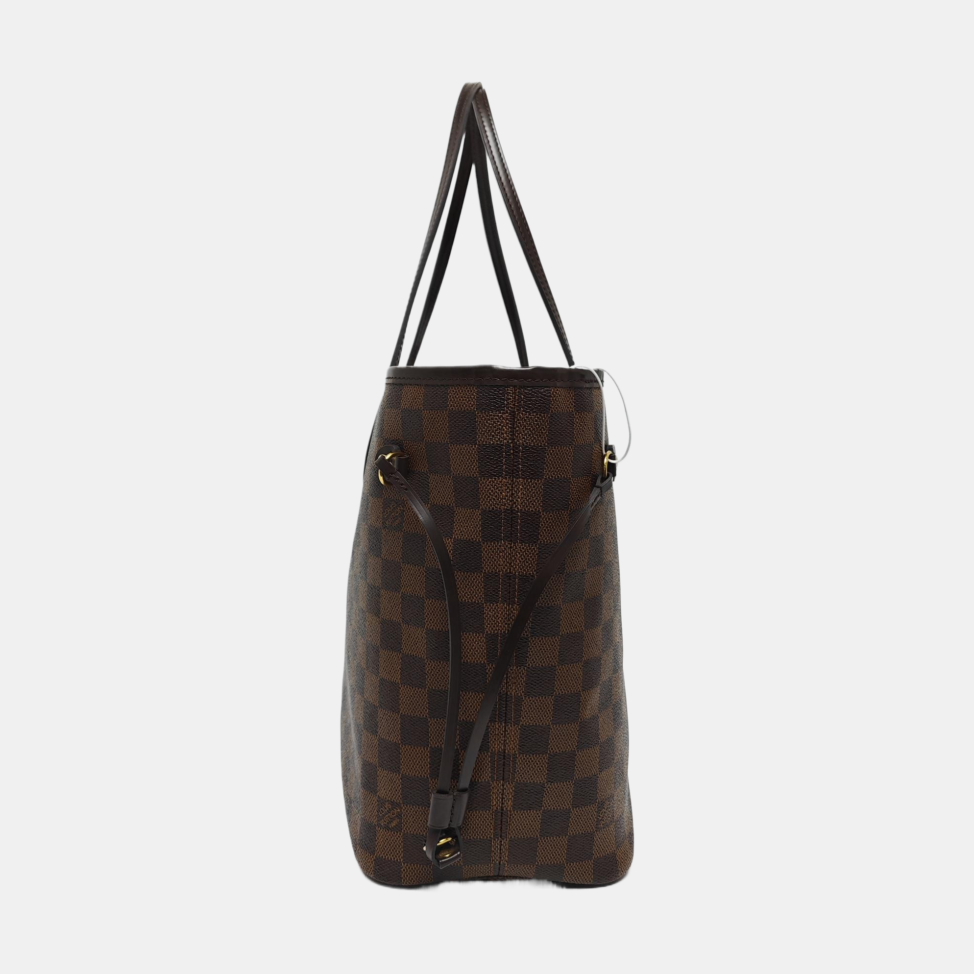 NEVERFULL MM Coated Canvas Brown