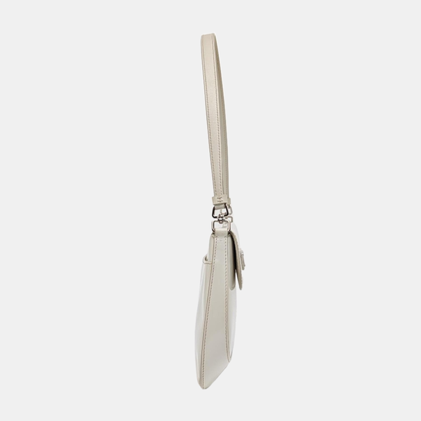 Cleo Saffiano Calfskin White