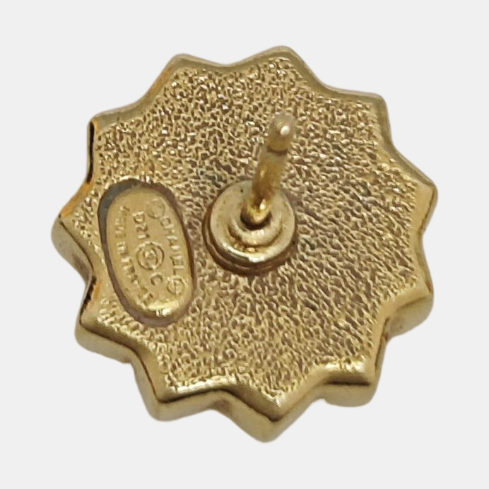 Metal Gold Stud Earrings