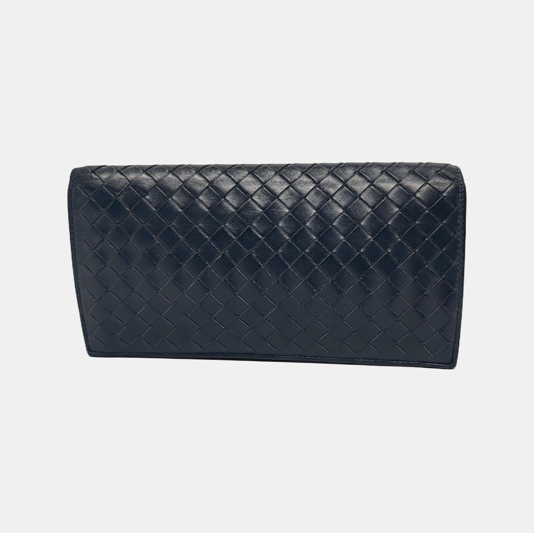 Calfskin Blue Wallet