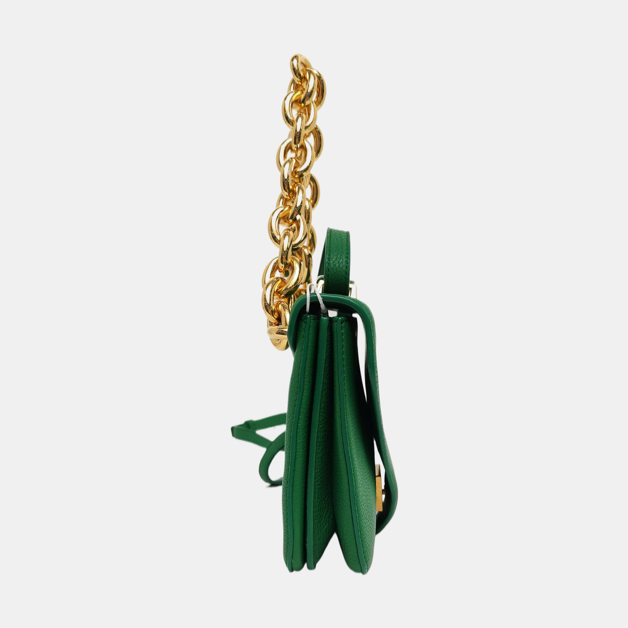 Authenticated pre-owned  Mount Calfskin Green - Crossbody Bag at Looply
