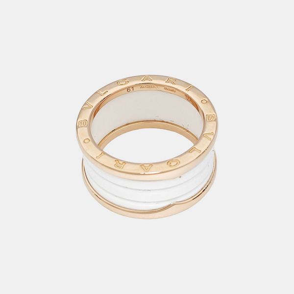 B.ZERO1 18k Rose Gold Ring EU 61