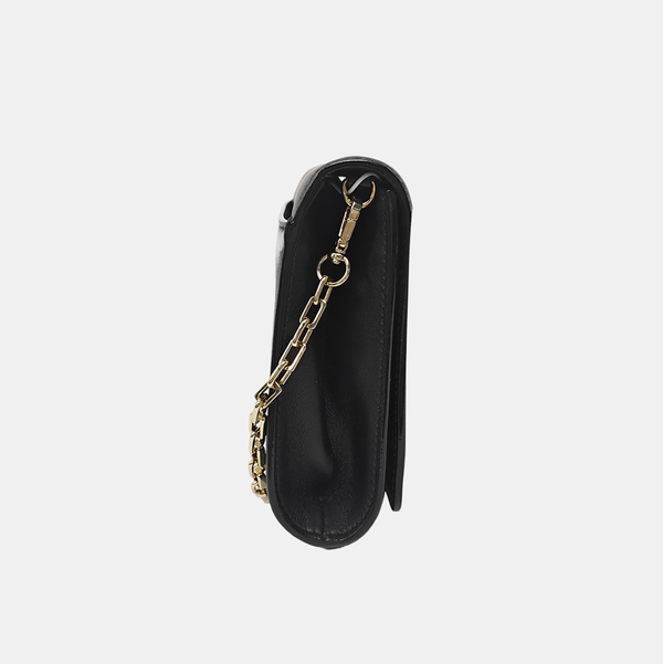 Calfskin Shoulder Bag Black