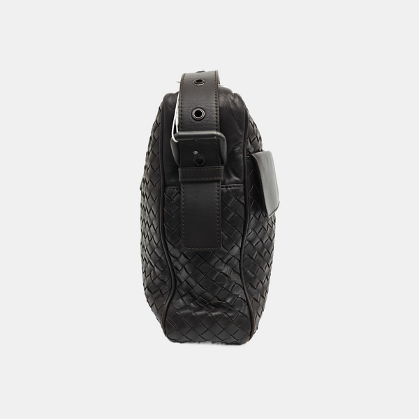 Calfskin Shoulder Bag Brown