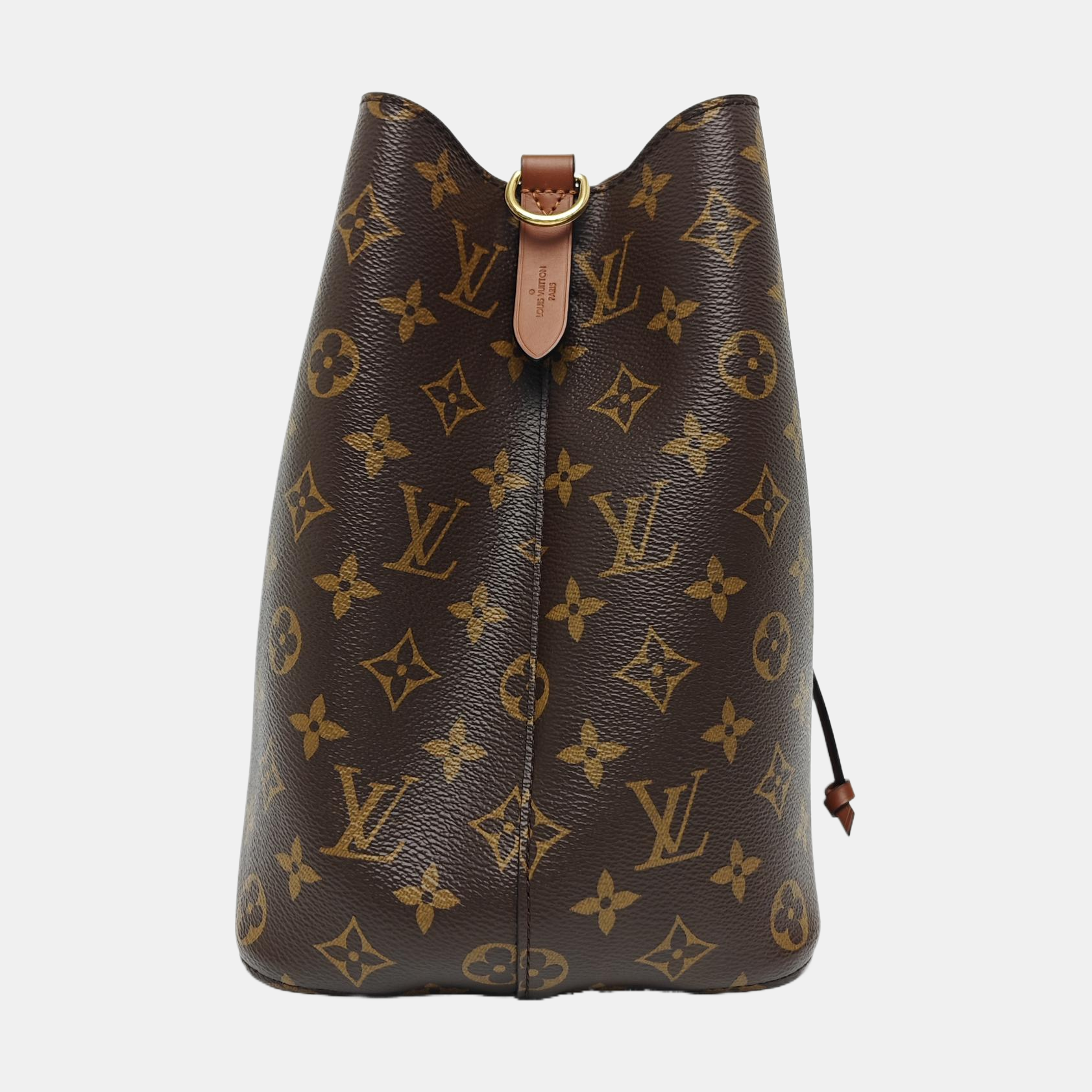 NÉONOÉ MM Monogram Coated Canvas Brown