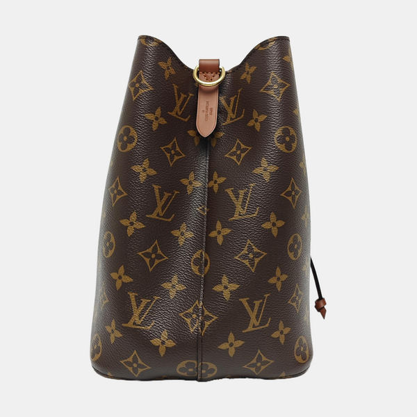 NÉONOÉ MM Monogram Coated Canvas Brown