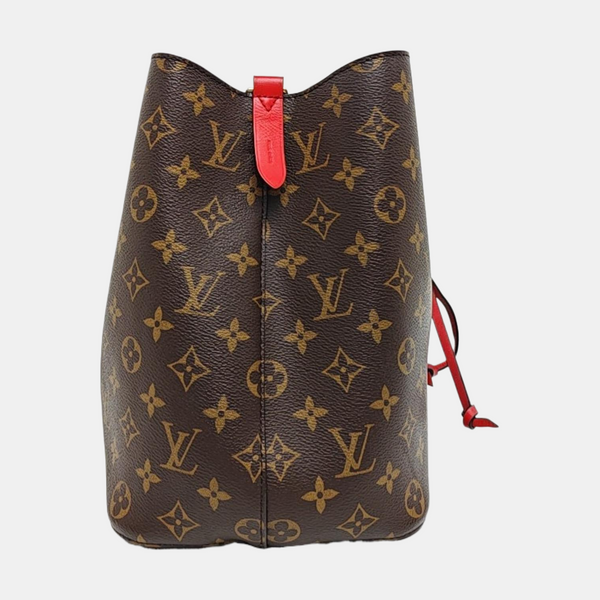 NÉONOÉ MM Monogram Coated Canvas Brown