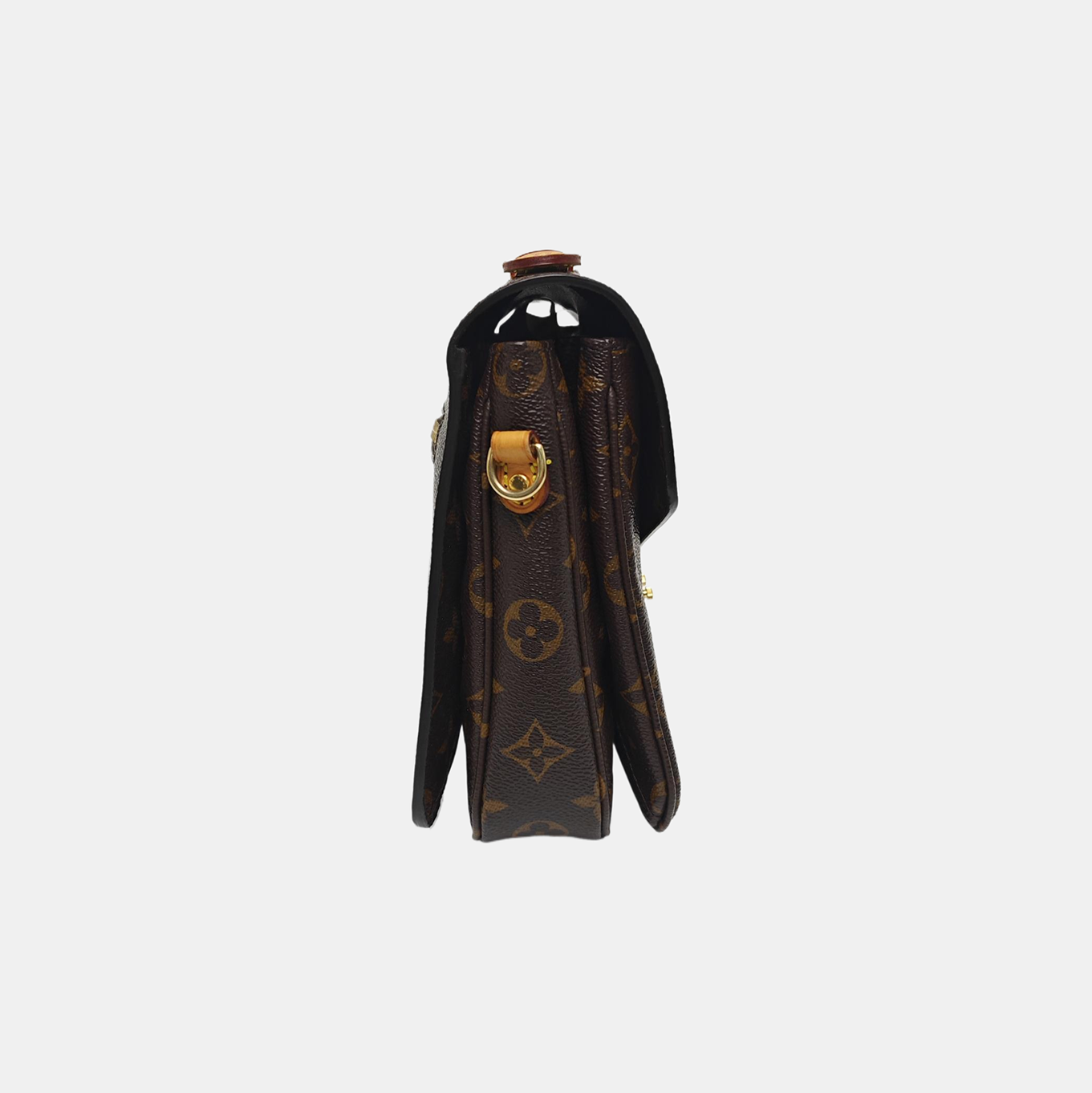 MÉTIS MM Monogram Coated Canvas Brown