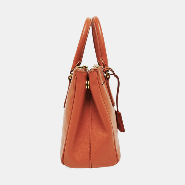 Galleria Medium Saffiano Calfskin Orange