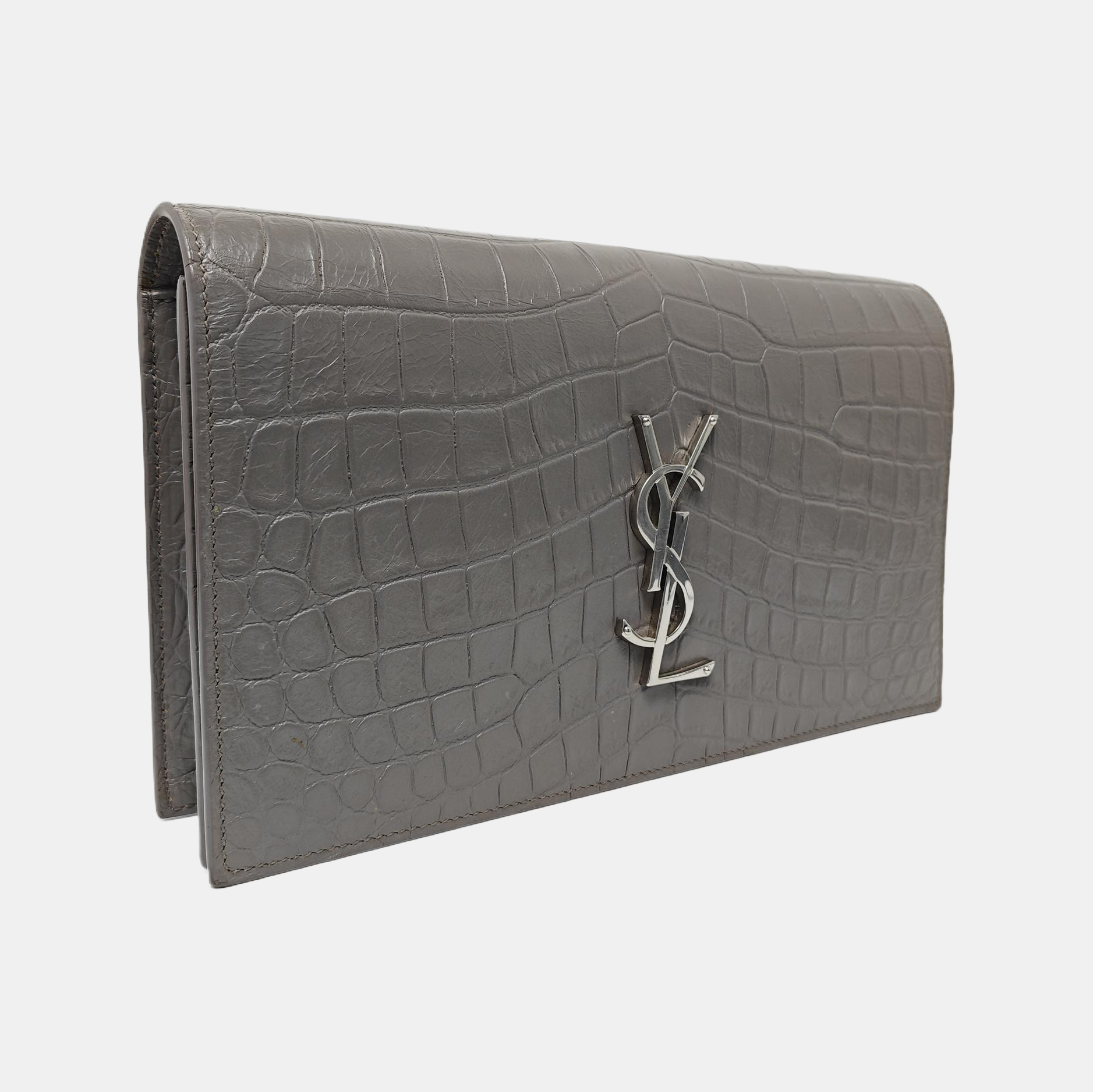 KATE Medium Calfskin Gray