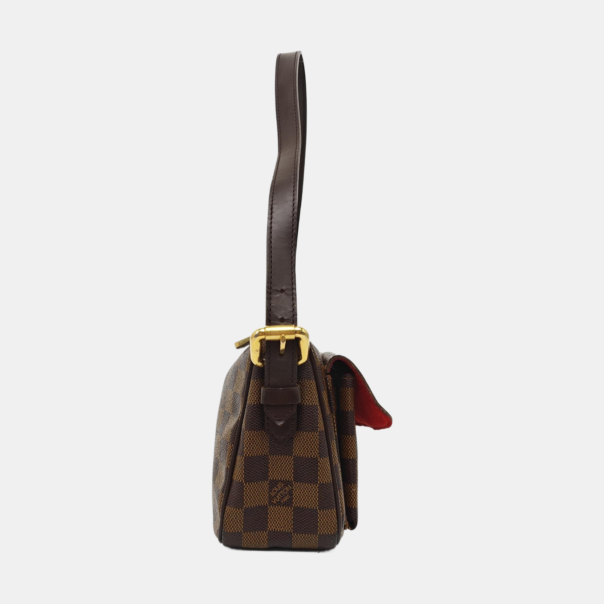 RAVELLO GM Damier Ebene Coated Canvas Brown