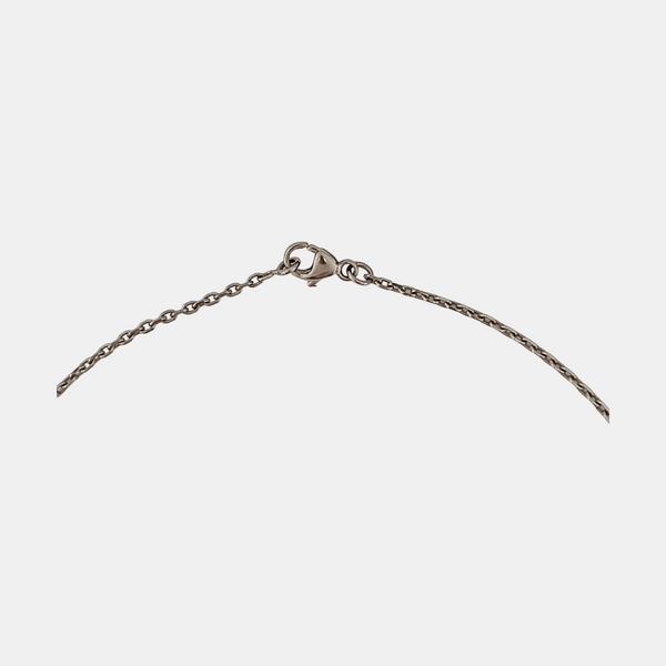 Pop H Metal Silver Necklace