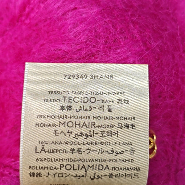 Mohair Hat Red