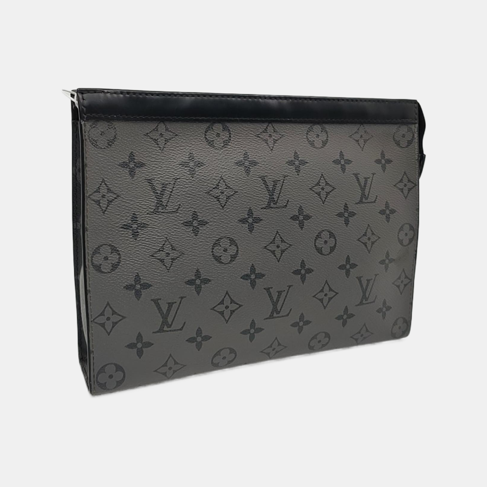 Pochette Voyag MM Monogram Coated Canvas Gray