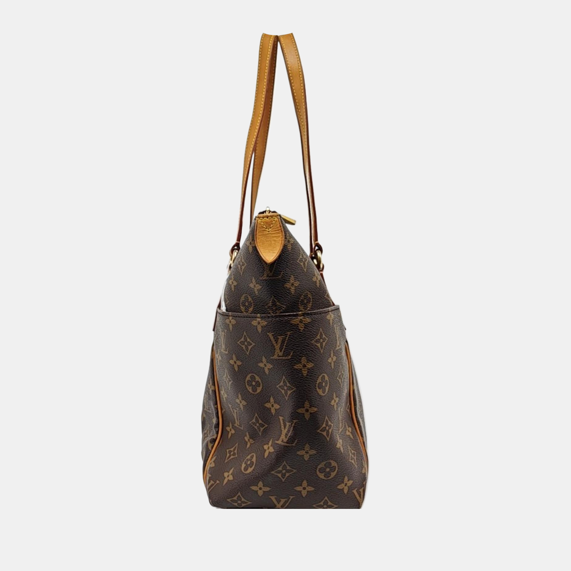 TOTALLY MM Monogram Coated Canvas Brown