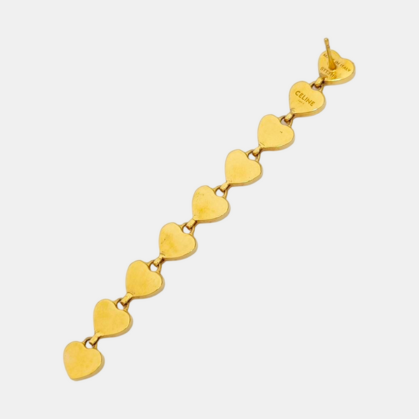 SACRES COEURS Brass Red Earrings