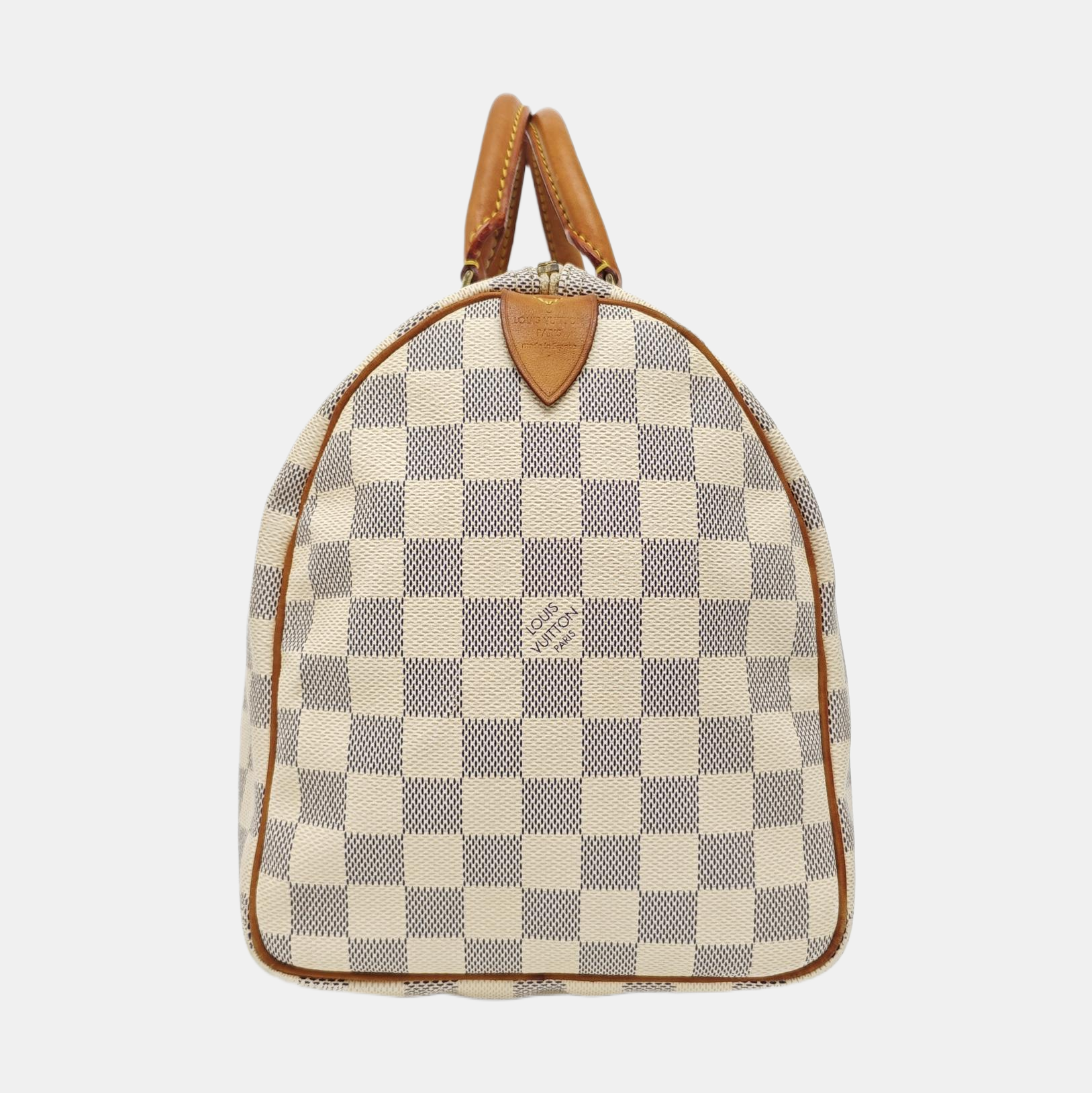 SPEEDY 30 Damier Azur Coated Canvas White