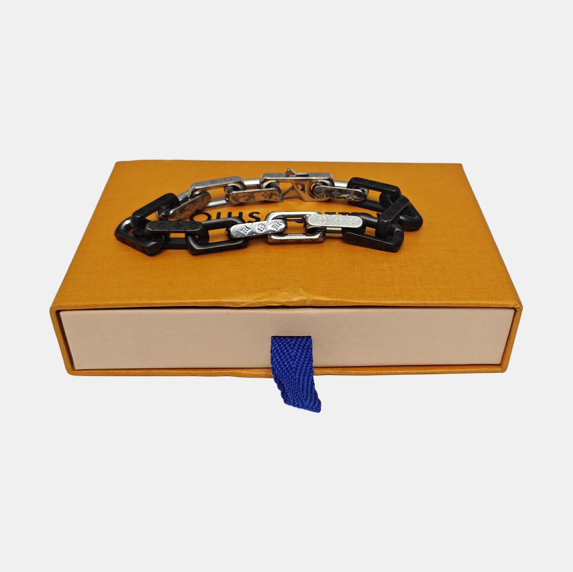 MONOGRAM CHAIN Metal Silver Bracelet