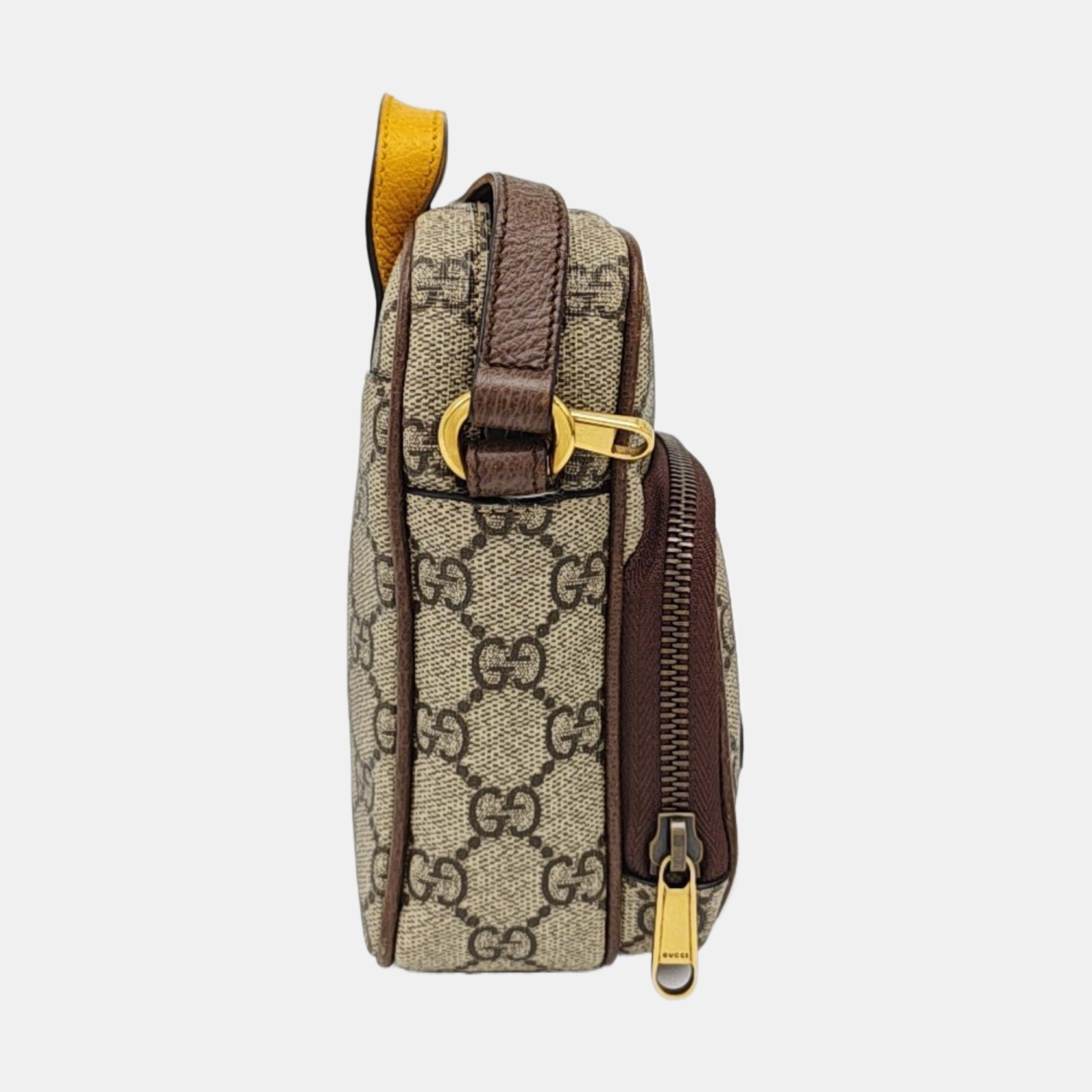 Neo Vintage Mini Monogram Coated Canvas Brown