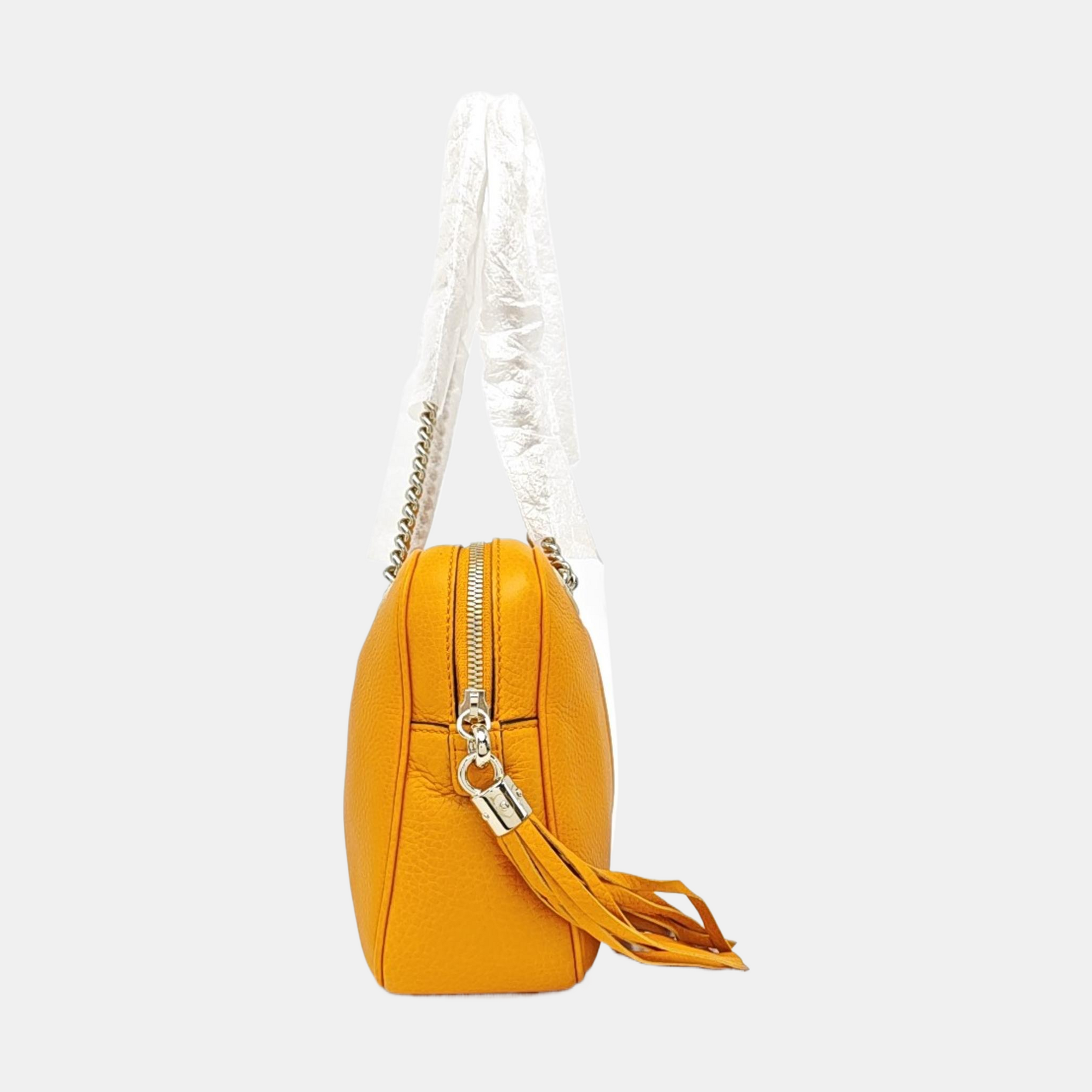 Soho Small Quilted Calfskin Orange