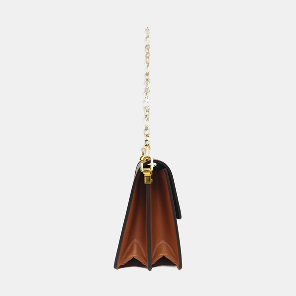 DAUPHINE MM Monogram Coated Canvas Brown
