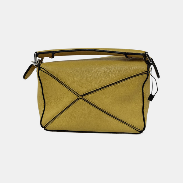 Authenticated pre-owned  Puzzle Mini Calfskin Yellow - Crossbody Bag at Looply