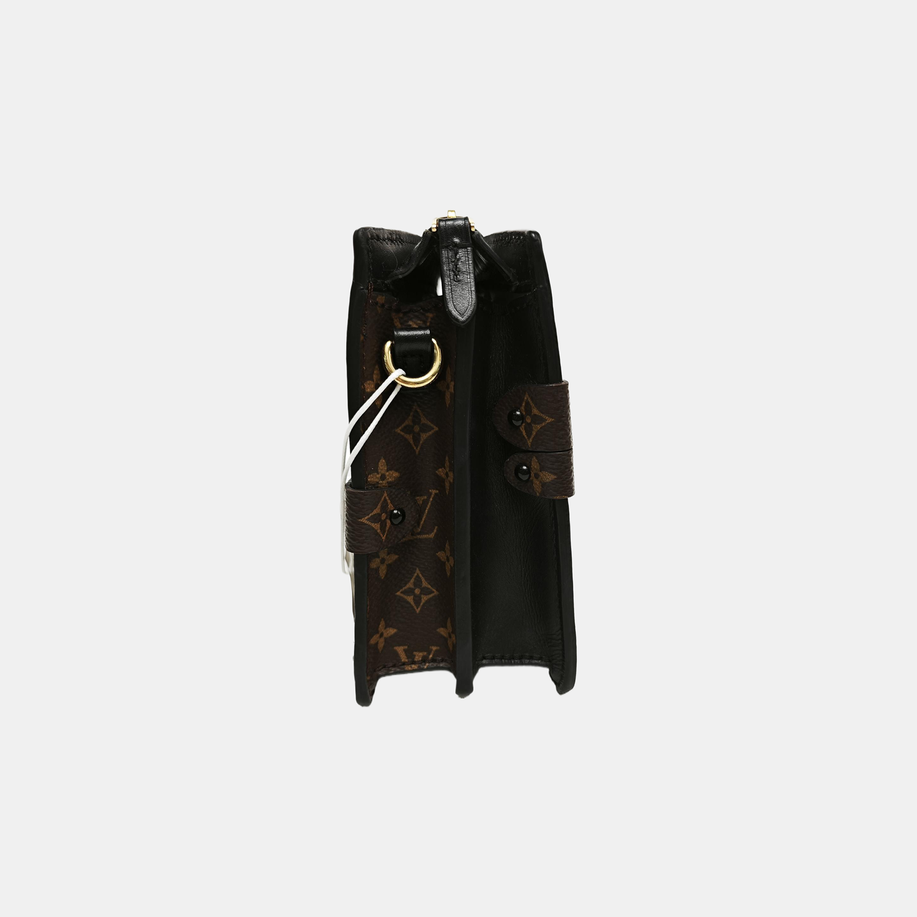TRUNK Monogram Coated Canvas Brown