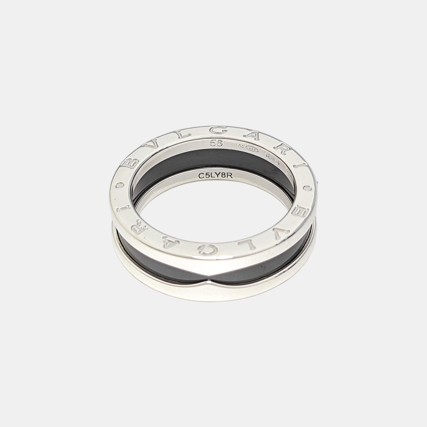B.ZERO1 925 Sterling Silver Ring EU 56