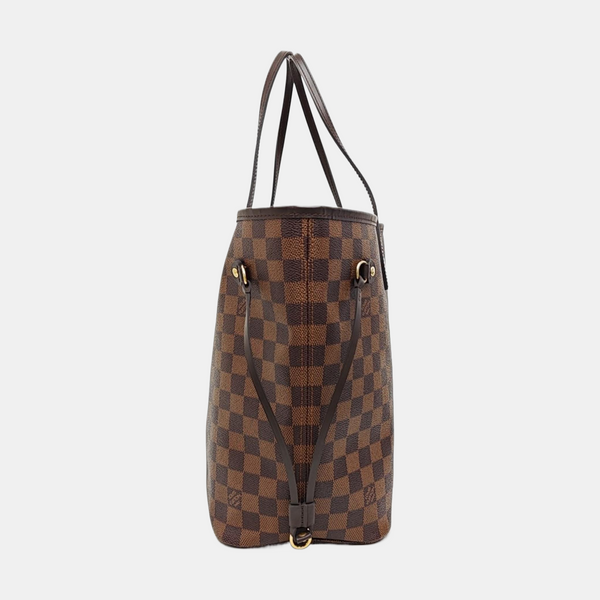 NEVERFULL MM Damier Ebene Coated Canvas Brown