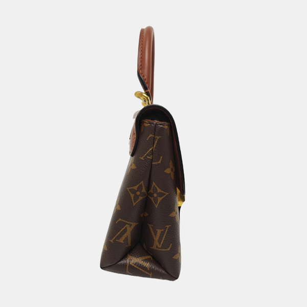 LOCKY BB Monogram Coated Canvas Brown