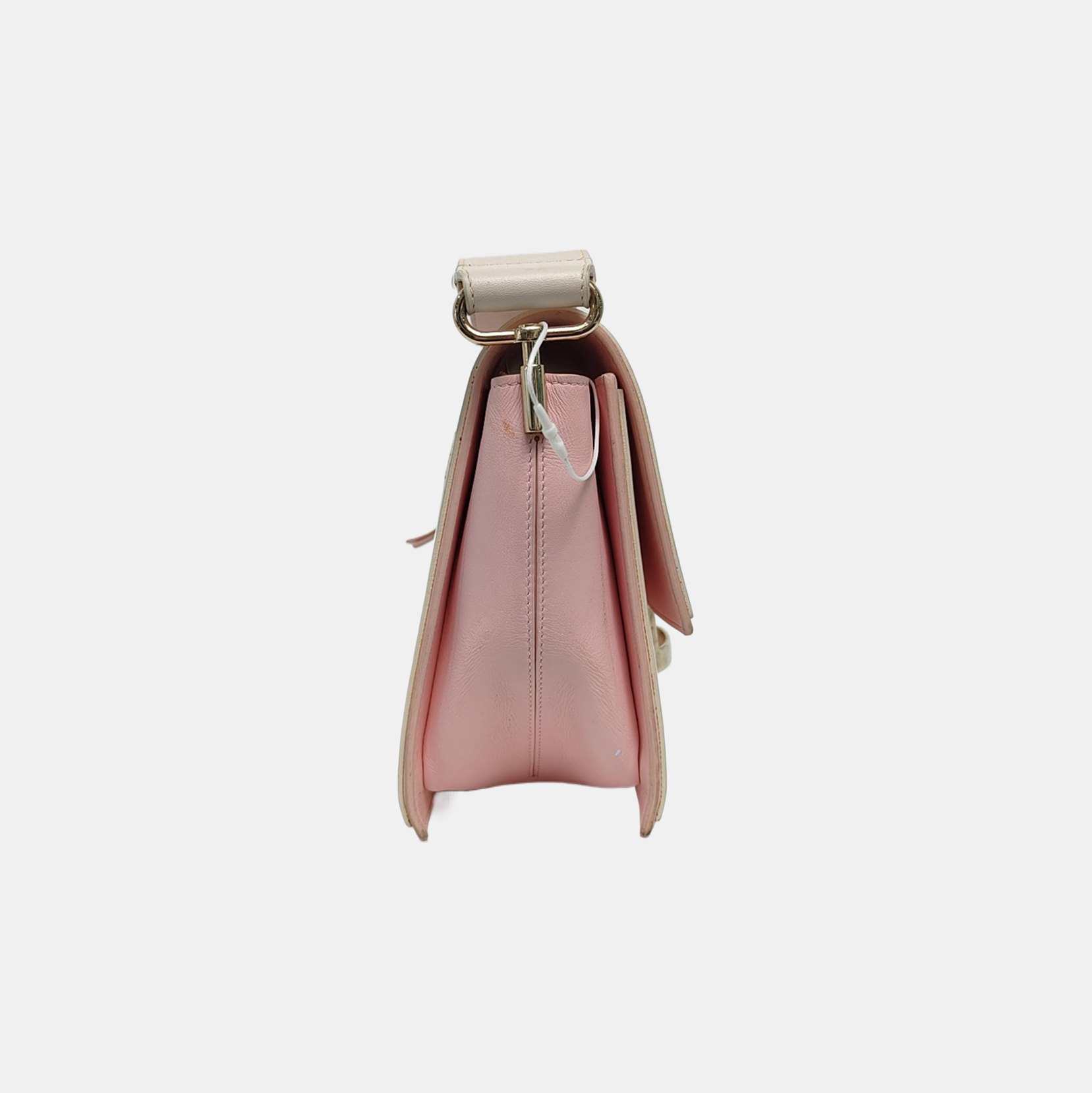 Leather Shoulder Bag Pink