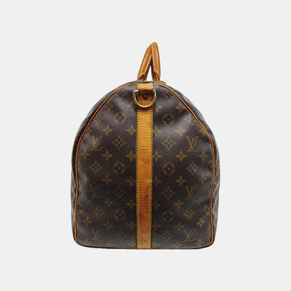 SAC SOUPLE 55 Monogram Coated Canvas Brown