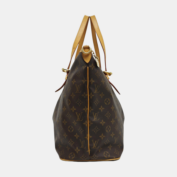 PALERMO GM Monogram Coated Canvas Brown