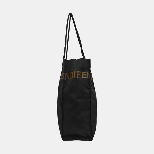 Fabric Shoulder Bag Black