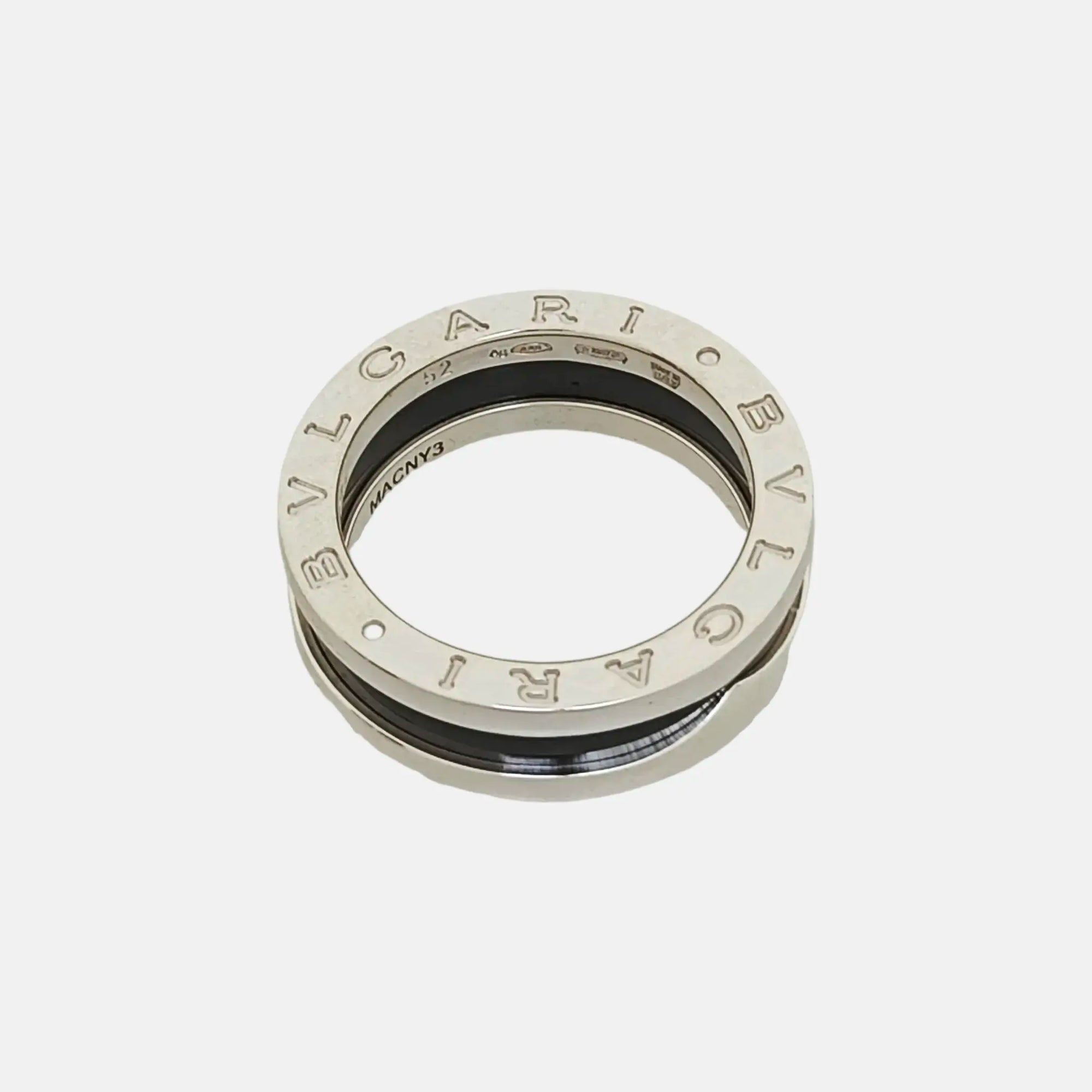 B.ZERO1 925 Sterling Silver Ring EU 52