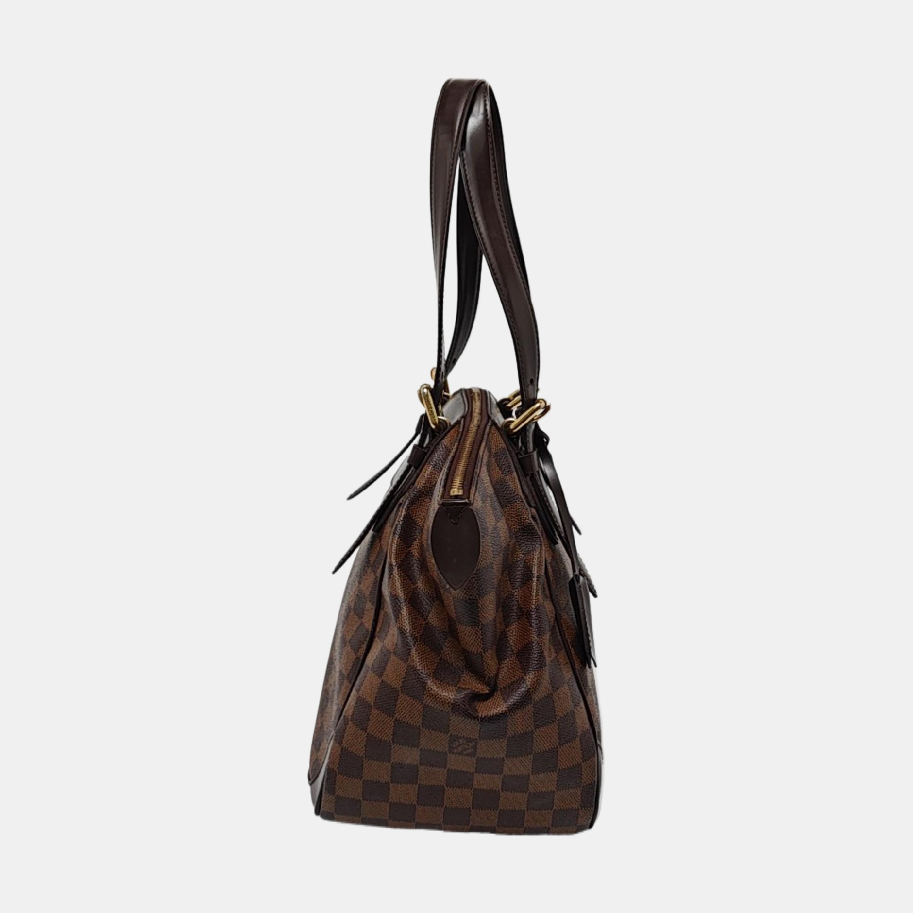 VERONA MM Damier Ebene Coated Canvas Brown