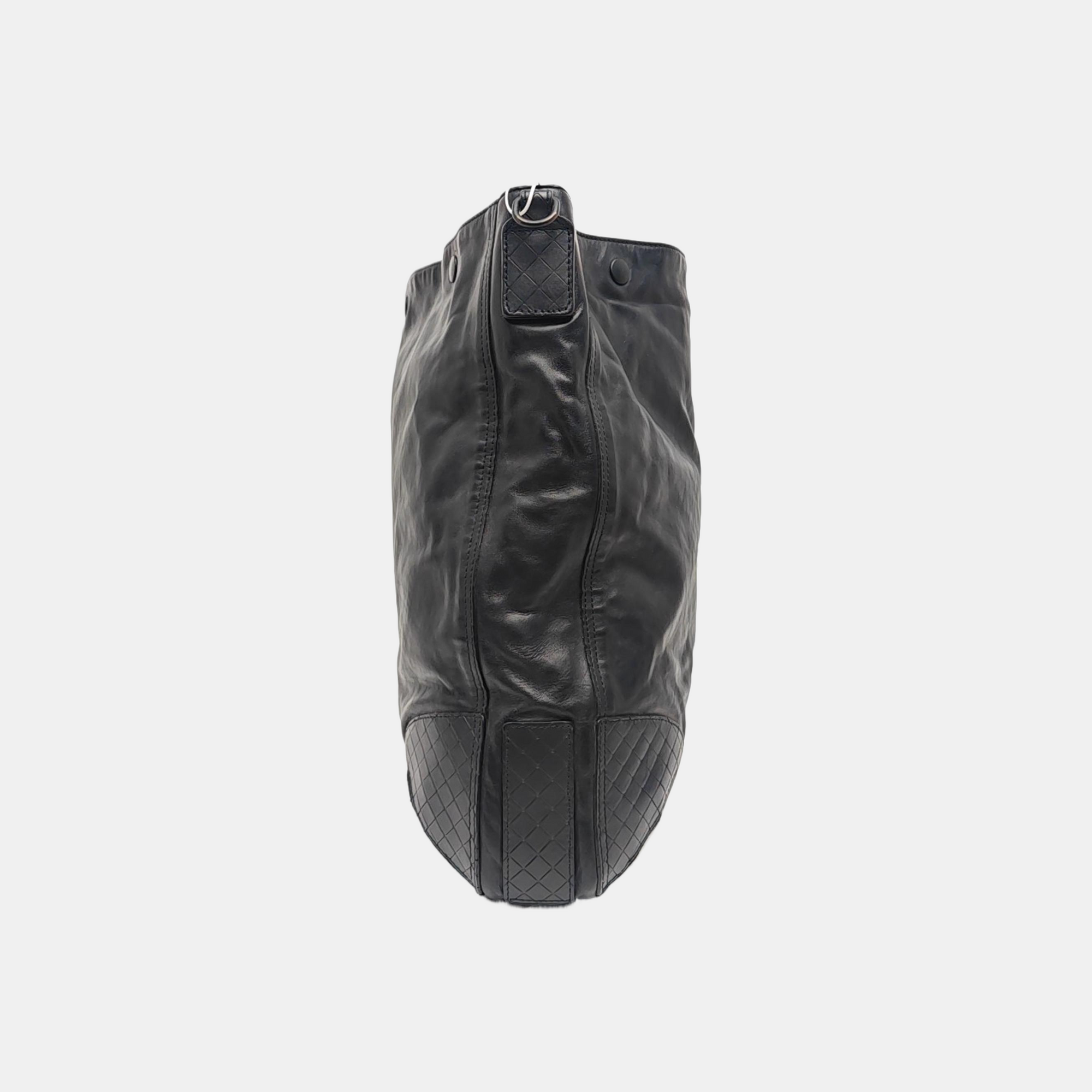 Calfskin Tote Bag Large Black